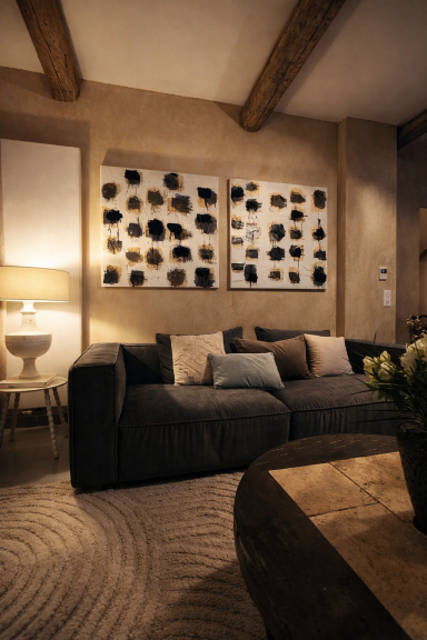 Salon Cosy projet St Julien