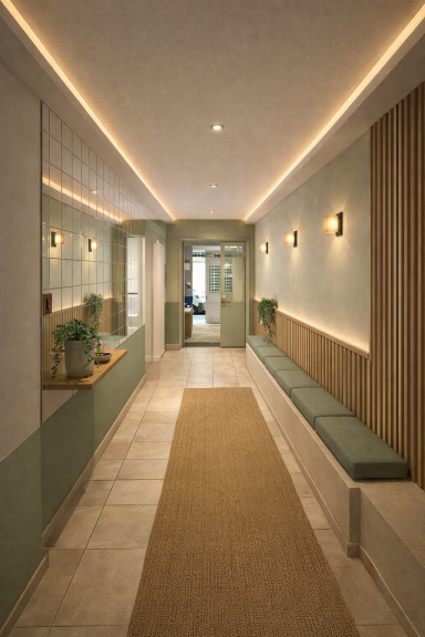 rénovation Lobby Hotel Paris 10e